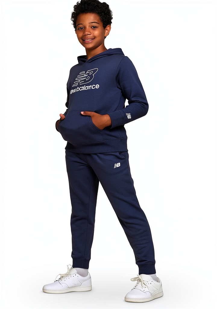 Child wearing Indigo cotton t-shirt in a playful setting
