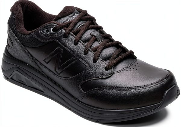 New Balance Leather Walking Shoes Men Comfort Support Sizes-1