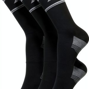 Black Socks 6 Pairs Medium Large X-Large Comfort Fit-0