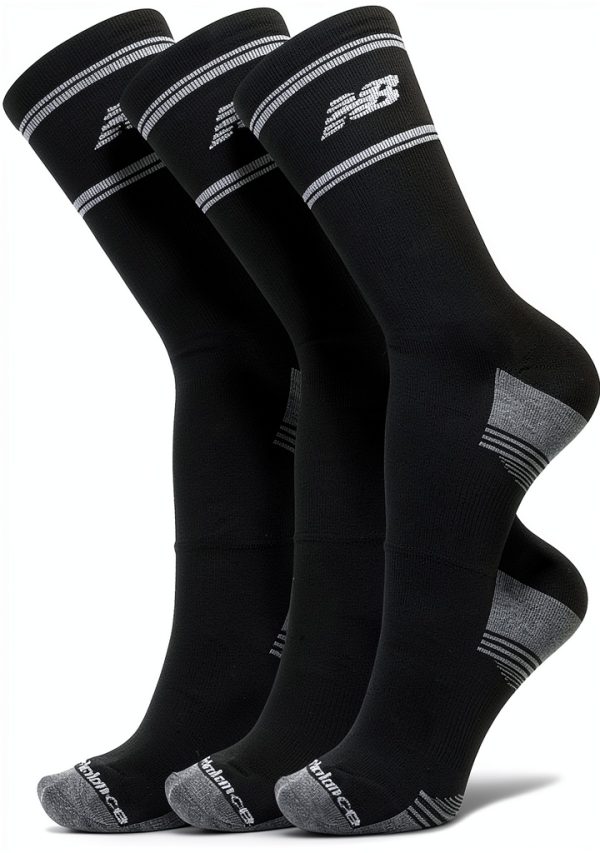 Black Socks 6 Pairs Medium Large X-Large Comfort Fit-0