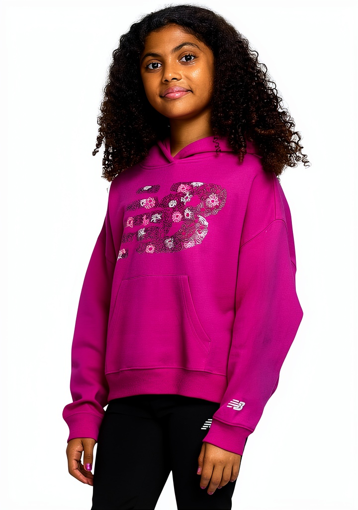 Magenta women's apparel displayed on a model in a casual setting