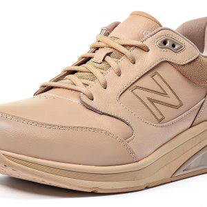 New Balance Leather Walking Shoes Men Comfort Support-0