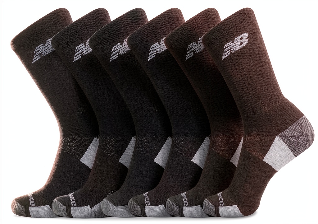 Black apparel displayed in multiple sizes on a neutral background